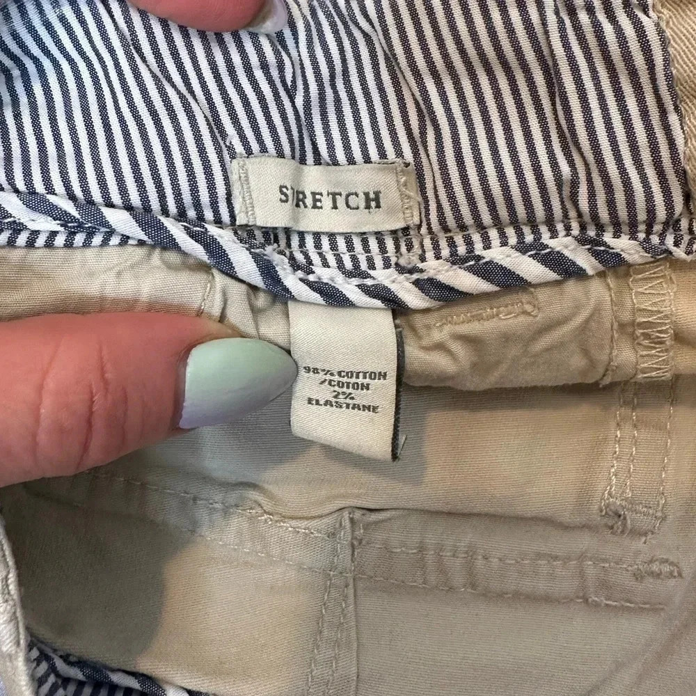 Abercrombie & Fitch Stretch Cotton Shorts Sz. 6 - Picture 4 of 4